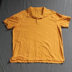 Sonoma Weekend Polo 100% Cotton Pique Orange Men's Large